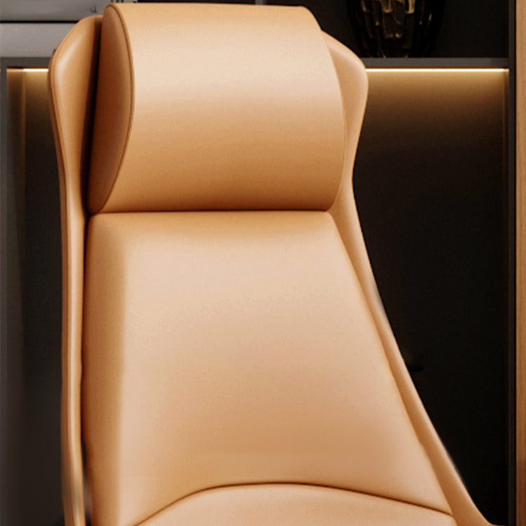 モダンレザーエグゼクティブチェアハイバックチルトメカニズムオフィスチェア