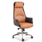 モダンレザーエグゼクティブチェアハイバックチルトメカニズムオフィスチェア