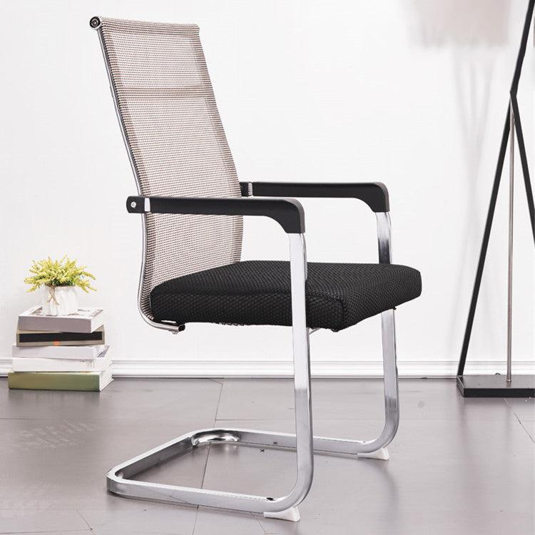 Ergonomische gaas de bureau stoel vaste arm bureaustoel voor thuiskantoor