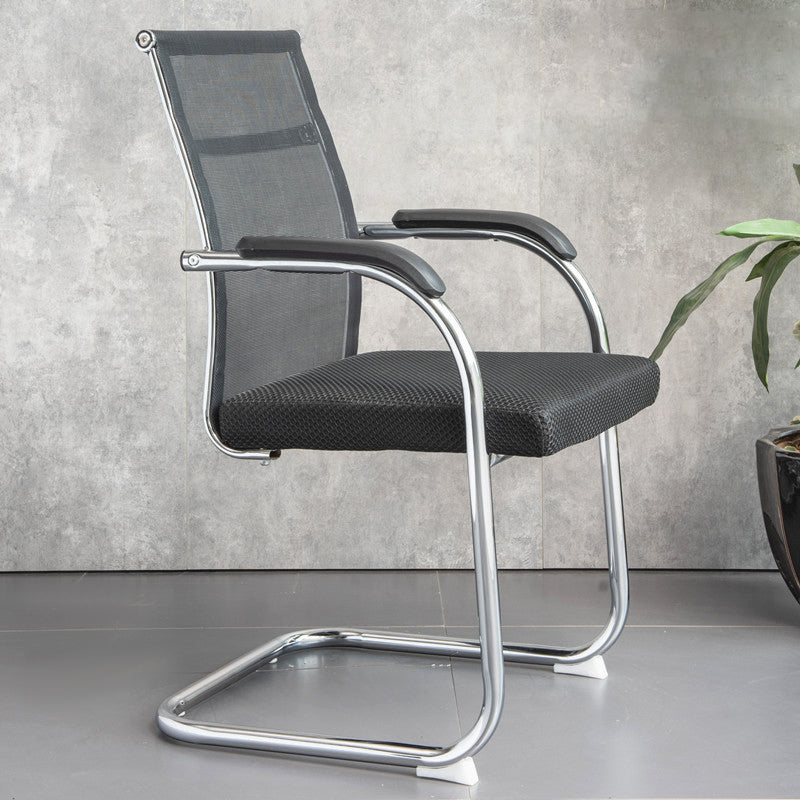 Ergonomische gaas de bureau stoel vaste arm bureaustoel voor thuiskantoor