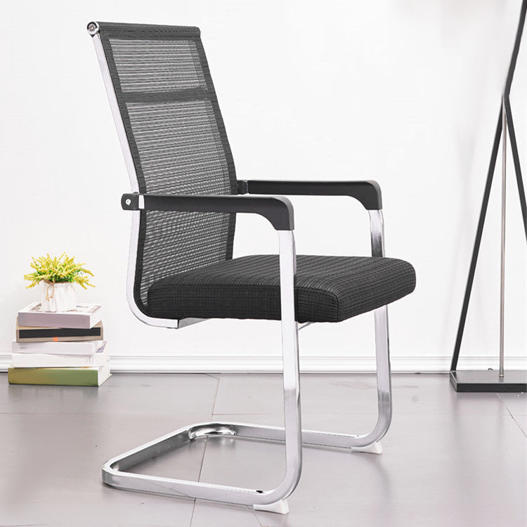 Ergonomische gaas de bureau stoel vaste arm bureaustoel voor thuiskantoor