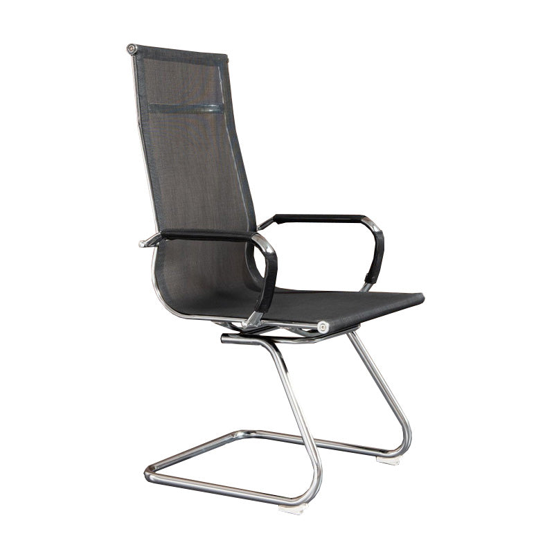 Ergonomische gaas de bureau stoel vaste arm bureaustoel voor thuiskantoor