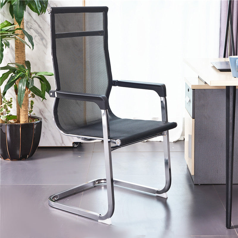 Ergonomische gaas de bureau stoel vaste arm bureaustoel voor thuiskantoor