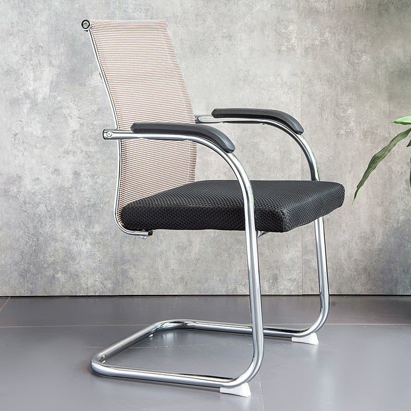 Ergonomische gaas de bureau stoel vaste arm bureaustoel voor thuiskantoor