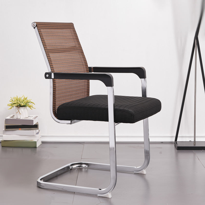 Ergonomische gaas de bureau stoel vaste arm bureaustoel voor thuiskantoor