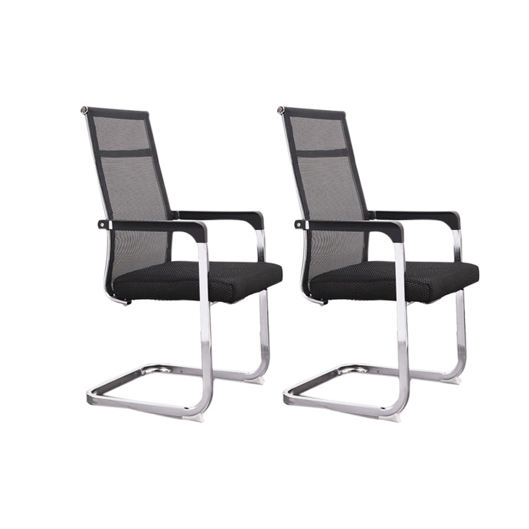 Ergonomische gaas de bureau stoel vaste arm bureaustoel voor thuiskantoor