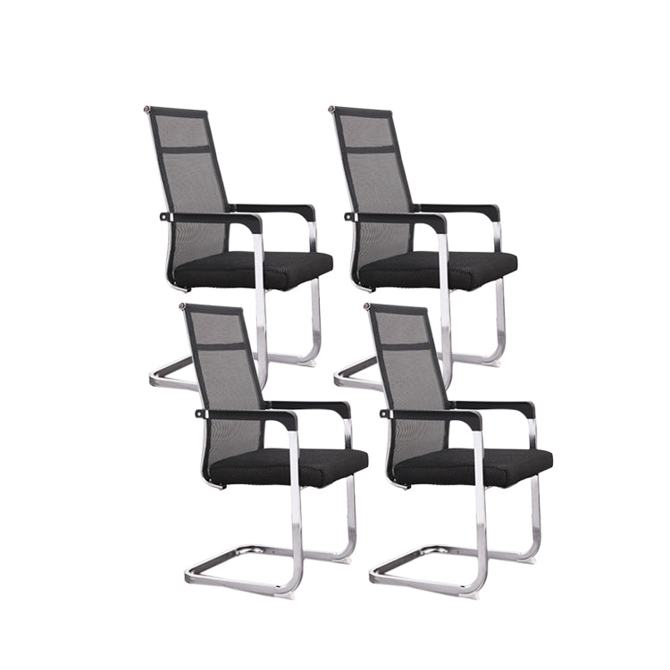 Ergonomische gaas de bureau stoel vaste arm bureaustoel voor thuiskantoor