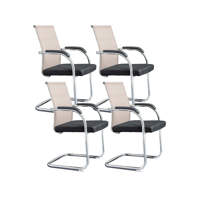 Ergonomische gaas de bureau stoel vaste arm bureaustoel voor thuiskantoor