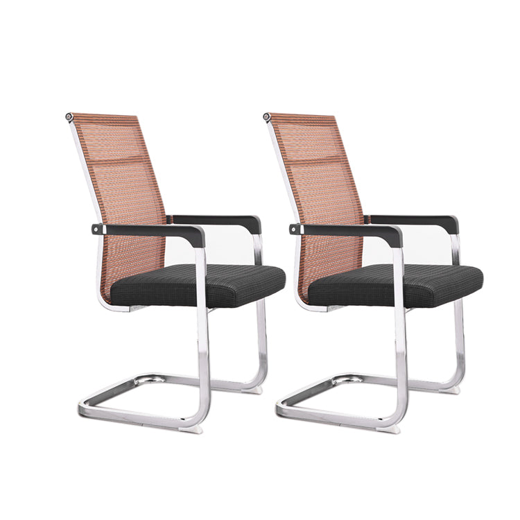 Ergonomische gaas de bureau stoel vaste arm bureaustoel voor thuiskantoor