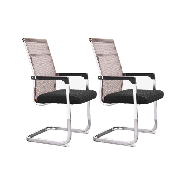 Ergonomische gaas de bureau stoel vaste arm bureaustoel voor thuiskantoor