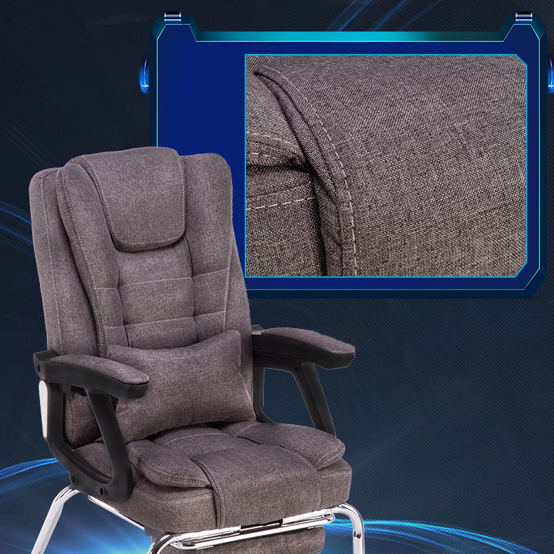 Chaise de tâche de style moderne Ergonomic High Back Rentume de bureau rembourré