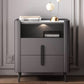 22 inch H Nightstand Moderne Open opbergsteen Top 2-ladel nachttafel met benen