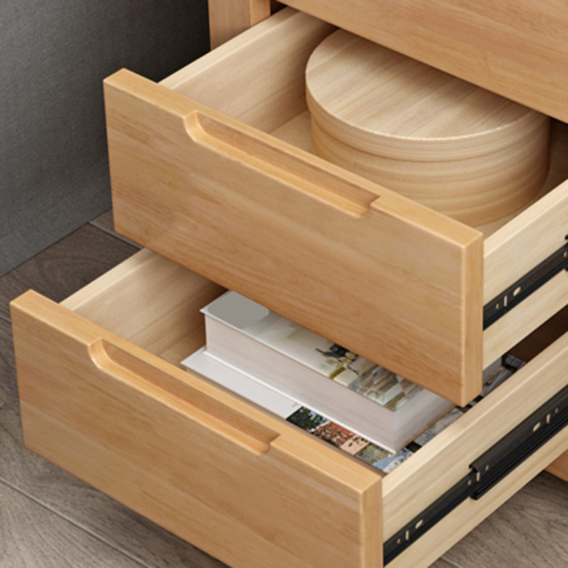 Moderno comodino a letto in legno massiccio Scaffale a 2 cassetti incluso da 22 pollici H comodino con gambe