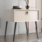 18 Inch H Nightstand 1-Drawer Storage Solid Wood Modern Night Table with Legs White Clearhalo 'Bedroom Furniture' 'furn' 'furn_night_stand' 'Furniture' 'night_stand' 'Nightstands' 5553727