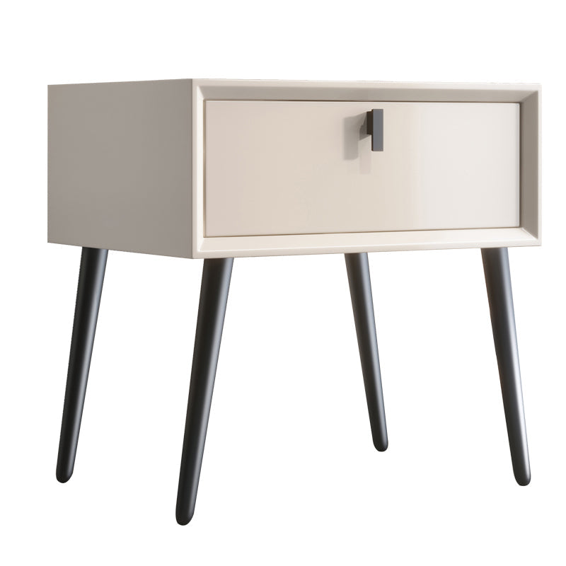 18 Inch H Nightstand 1-Drawer Storage Solid Wood Modern Night Table with Legs Clearhalo 'Bedroom Furniture' 'furn' 'furn_night_stand' 'Furniture' 'night_stand' 'Nightstands' 5553729