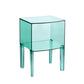 Modern Bed Cabinet Acrylic Open Storage Legs Included Bed Nightstand 16"L x 12"W x 23"H Green Clearhalo 'Bedroom Furniture' 'furn' 'furn_night_stand' 'Furniture' 'night_stand' 'Nightstands' 5553762
