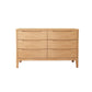 16" D Storage Chest Bedroom Solid Wood Storage Chest Dresser with Drawers