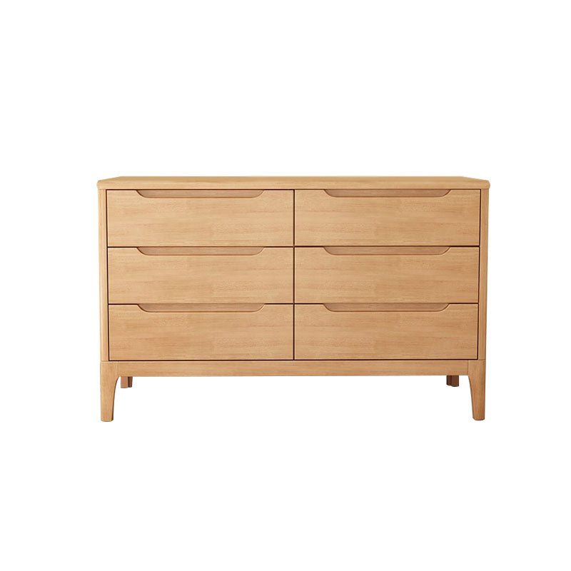 16 "D Cachón de almacenamiento Dormitorio de almacenamiento de madera sólida Chox con cajones