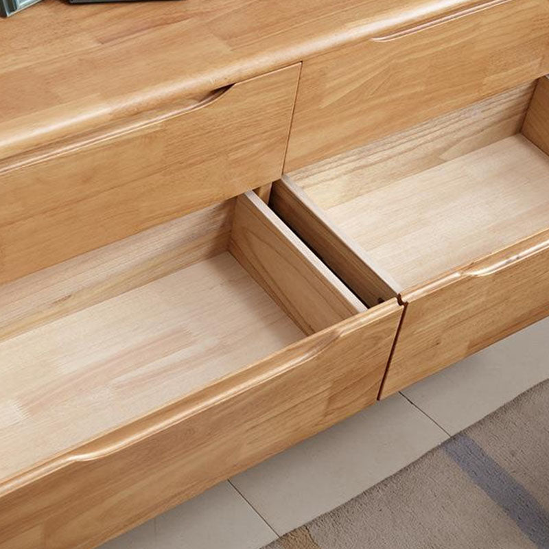 16 "D Cachón de almacenamiento Dormitorio de almacenamiento de madera sólida Chox con cajones