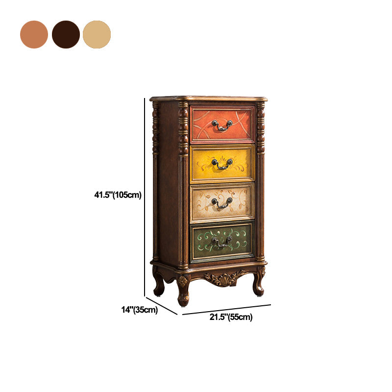 3 /4 laden traditionele lingerie borst verticale opbergkast, 21,5 "w x 14" d