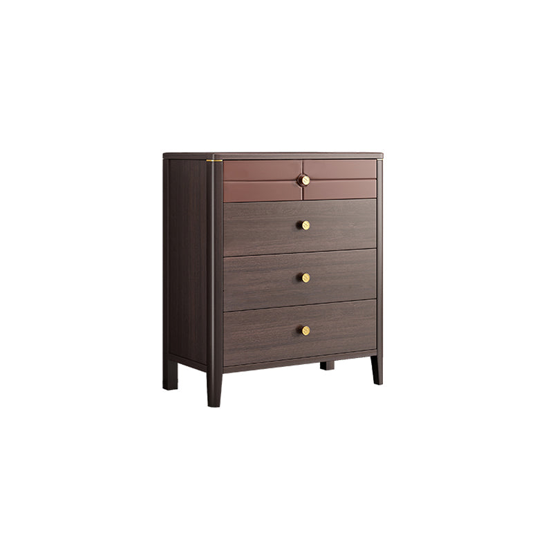 15.5 "D retro stijl bruine opbergkast woonkamer dressoir met laden