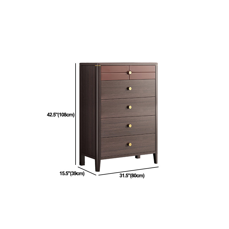 15.5 "D retro stijl bruine opbergkast woonkamer dressoir met laden