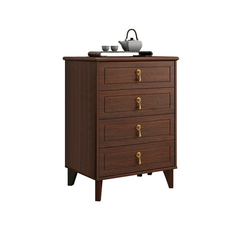 16 "D Commotte de rangement de rangement marron moderne avec tiroirs
