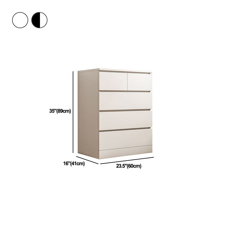 23.5" X 16" Storage Chest Modern Vertical Lingerie Chest with 5 / 6 Drawers Clearhalo 'Bedroom Furniture' 'Dressers & Chests' 'dressers_chests' 'furn' 'furn_dressers_chests' 'Furniture' 5554033