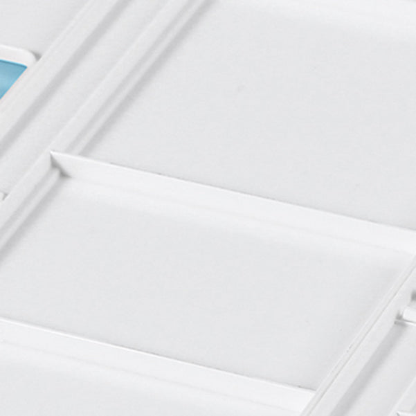 Modern Standard Plastic Bookcase Closed Back Bookshelf for Desk