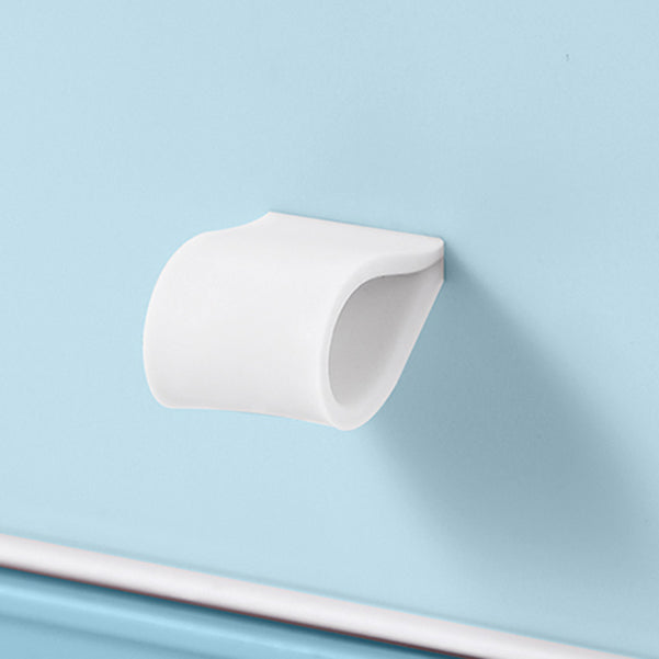 Modern Standard Plastic Bookcase Closed Back Bookshelf for Desk