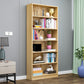 71 "H X 9.5" W MODERNE BOEKSPELS HOUTEN Gesloten Back -Coster met rechthoekige planken
