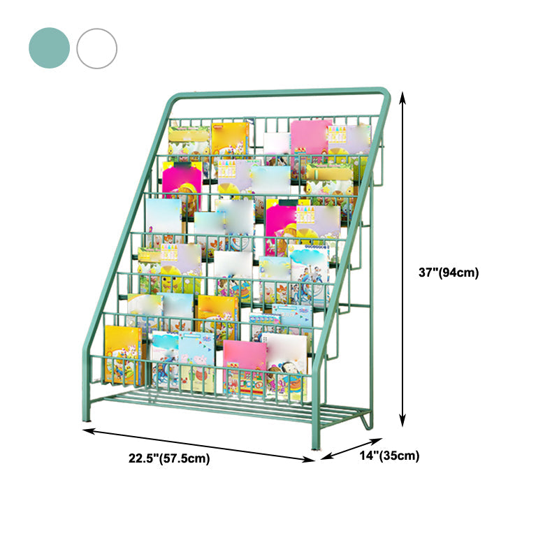 3/4/5/5/6-plank ladder boekenkast moderne metaal- en gesloten boekplank