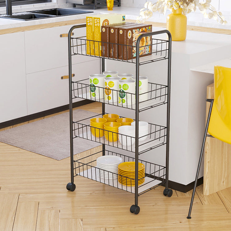 Modern Etagere Metal Bookcase Open Back Bookshelf for Balcony and Living Room Clearhalo 'Bookcases' 'furn' 'furn_bookcases' 'Furniture' 'Office Furniture' 5554203