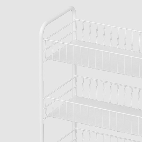 Modern Etagere Metal Bookcase Open Back Bookshelf for Balcony and Living Room Clearhalo 'Bookcases' 'furn' 'furn_bookcases' 'Furniture' 'Office Furniture' 5554206