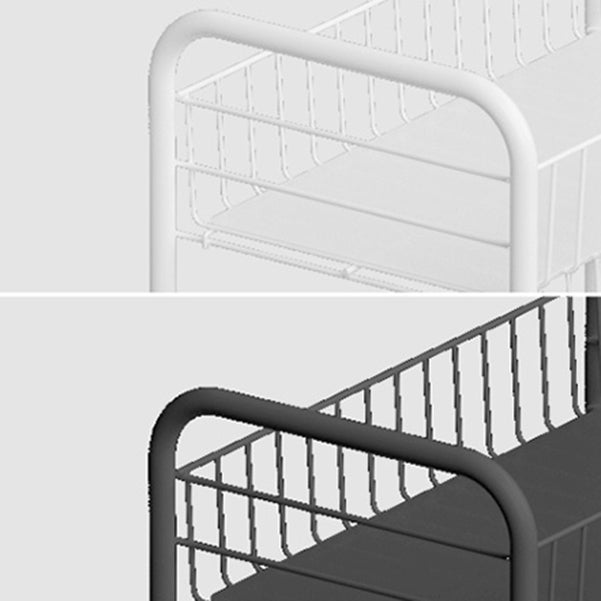 Modern Etagere Metal Bookcase Open Back Bookshelf for Balcony and Living Room Clearhalo 'Bookcases' 'furn' 'furn_bookcases' 'Furniture' 'Office Furniture' 5554208