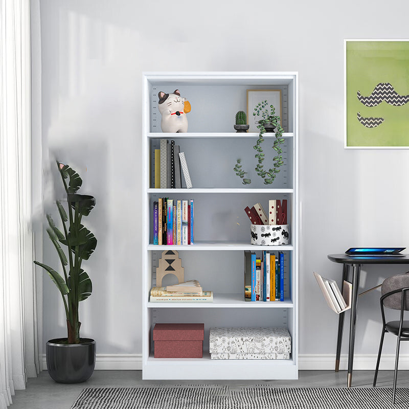 13 "brede moderne boekenplank gesloten terug boekenkast met rechthoekige planken