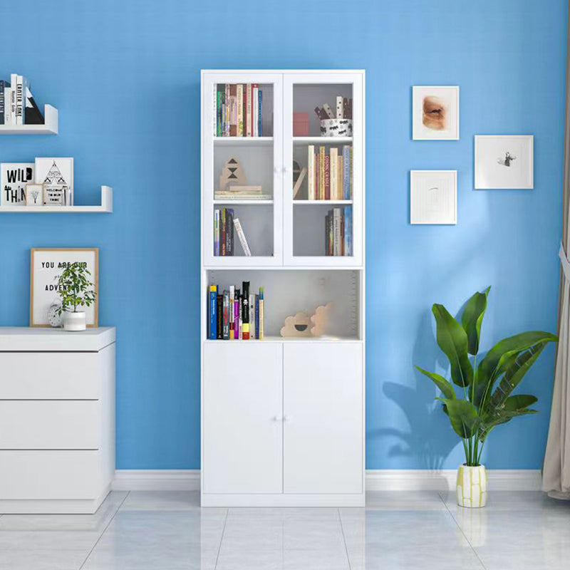 13 "brede moderne boekenplank gesloten terug boekenkast met rechthoekige planken