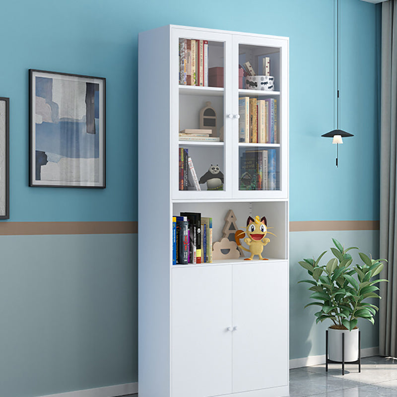 13 "brede moderne boekenplank gesloten terug boekenkast met rechthoekige planken