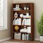 Modern Style Bookshelf Closed Back Engineered Wood Urban Bookcase for Home
