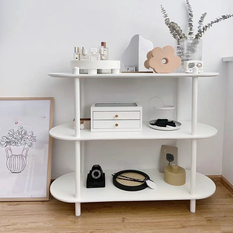 Libreria moderna bianca ingegnerizzato in legno Multi -tiers Etagere Open Bookshelf per Home Office