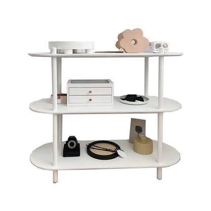 Libreria moderna bianca ingegnerizzato in legno Multi -tiers Etagere Open Bookshelf per Home Office