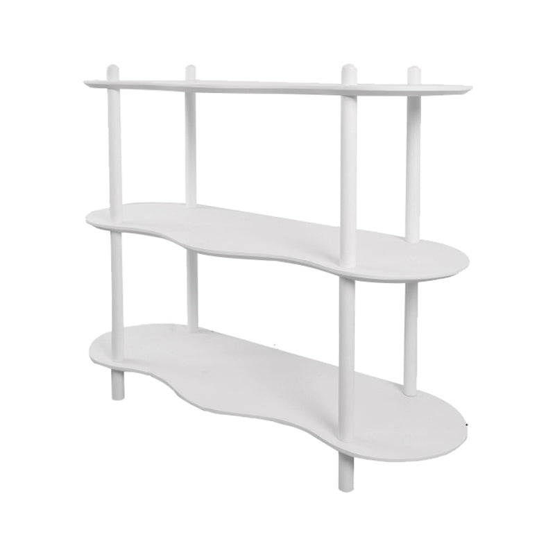 Libreria moderna bianca ingegnerizzato in legno Multi -tiers Etagere Open Bookshelf per Home Office