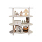 Libreria moderna bianca ingegnerizzato in legno Multi -tiers Etagere Open Bookshelf per Home Office