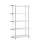 Libreria moderna bianca ingegnerizzato in legno Multi -tiers Etagere Open Bookshelf per Home Office