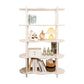 Libreria moderna bianca ingegnerizzato in legno Multi -tiers Etagere Open Bookshelf per Home Office