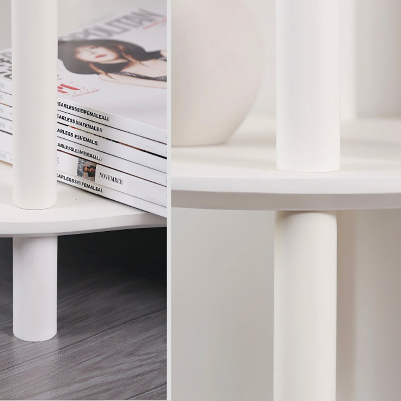 Libreria moderna bianca ingegnerizzato in legno Multi -tiers Etagere Open Bookshelf per Home Office