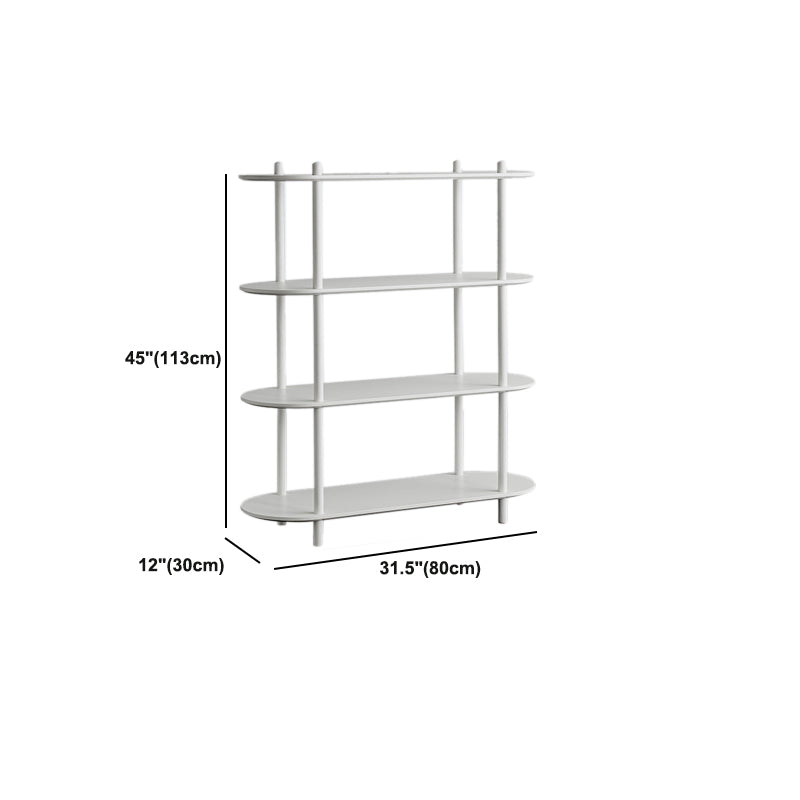 Libreria moderna bianca ingegnerizzato in legno Multi -tiers Etagere Open Bookshelf per Home Office