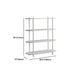 Libreria moderna bianca ingegnerizzato in legno Multi -tiers Etagere Open Bookshelf per Home Office
