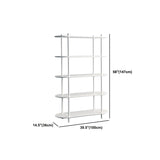 Libreria moderna bianca ingegnerizzato in legno Multi -tiers Etagere Open Bookshelf per Home Office