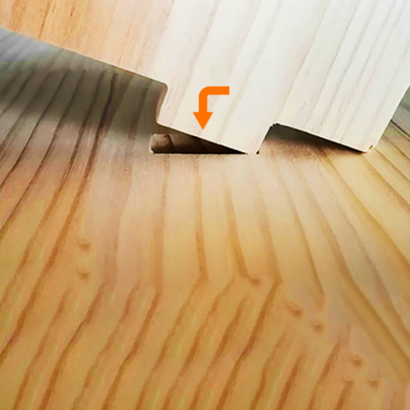 Modern Wood Bookcase Natural 17.3" W Engineered Wood Book Shelf for Home Office